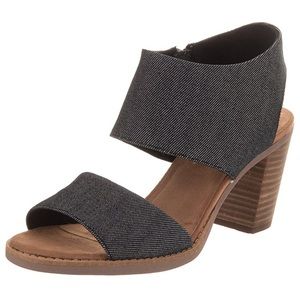 Toms Majorcut Denim sandals - size 10
